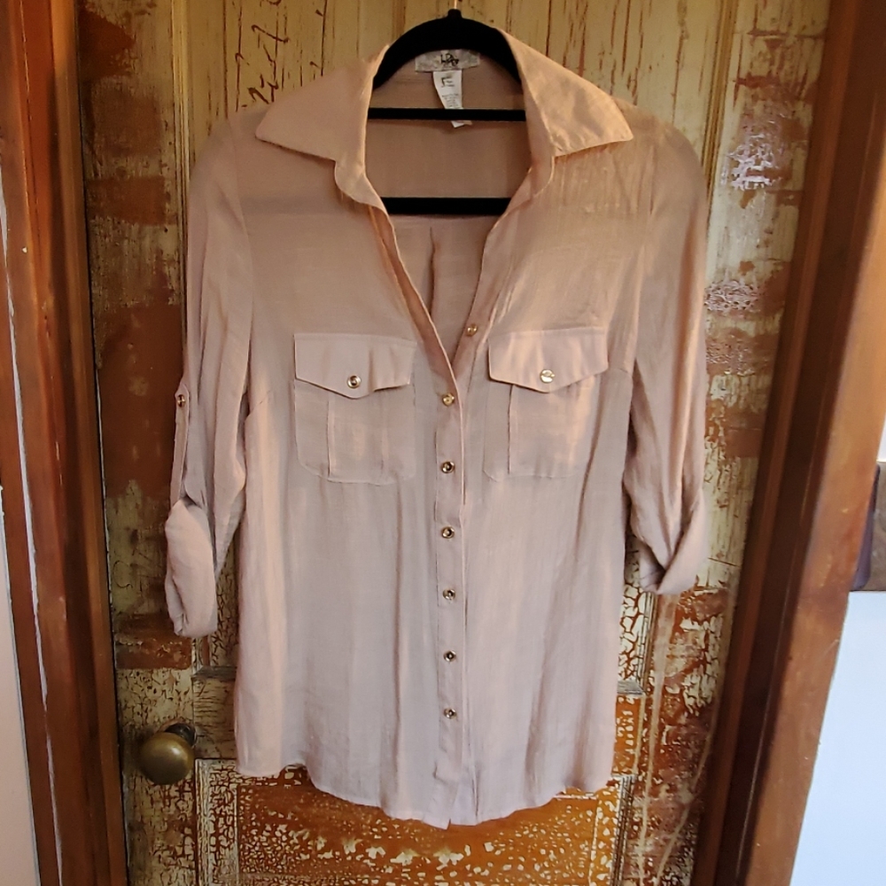 Tan blouse